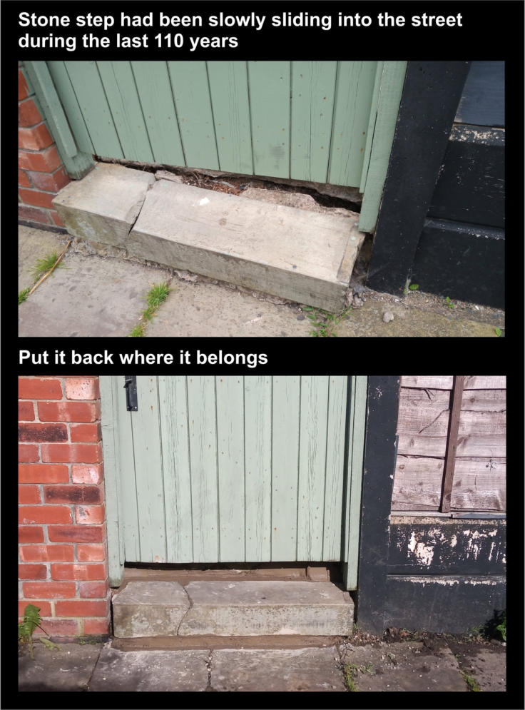 Stone step repair